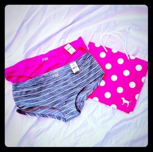 Victoria's Secret PINK Panty Duo, NWT!